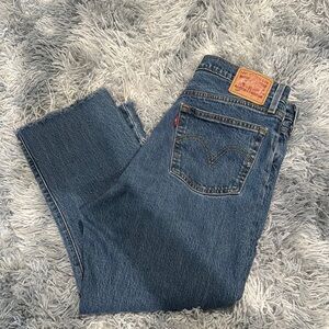 Levi's CAPRI Blue Denim Jeans with Signature Patch